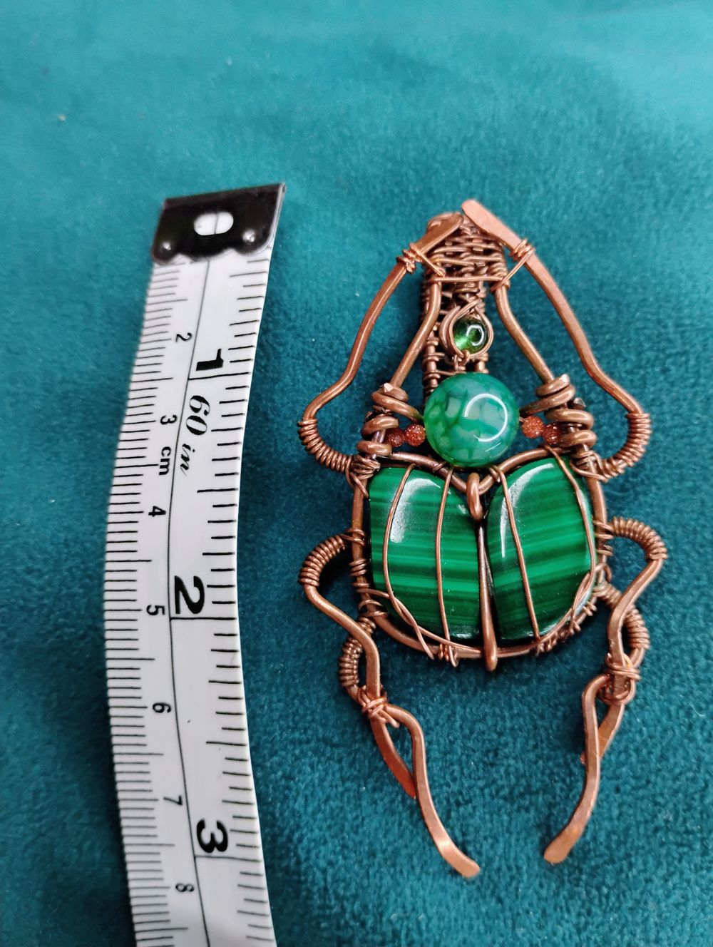 Malachite Scarab